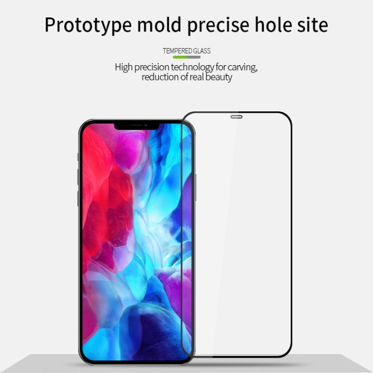 For iPhone 12 mini PINWUYO 9H 2.5D Full Screen Tempered Glass Film(Black) - iPhone 12 mini Tempered Glass by PINWUYO | Online Shopping South Africa | PMC TechLife | Buy Now Pay Later Mobicred