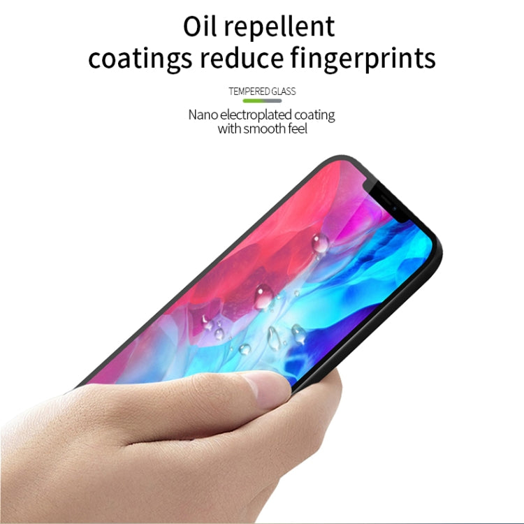 For iPhone 12 Pro Max PINWUYO 9H 2.5D Full Screen Tempered Glass Film(Black) - iPhone 12 Pro Max Tempered Glass by PINWUYO | Online Shopping South Africa | PMC TechLife | Buy Now Pay Later Mobicred