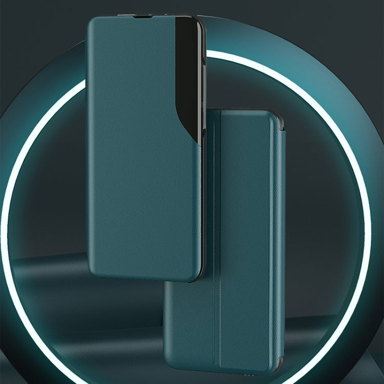 For Samsung Galaxy Note 8 Attraction Flip Holder Leather Phone Case(Green) - Galaxy Phone Cases by PMC TechLife | Online Shopping South Africa | PMC TechLife | Buy Now Pay Later Mobicred