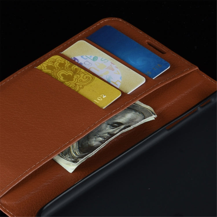 For ZTE Blade L210 Litchi Texture Horizontal Flip Protective Case with Holder & Card Slots & Wallet(Blue) - free shipping - PMC TechLife - Order now!