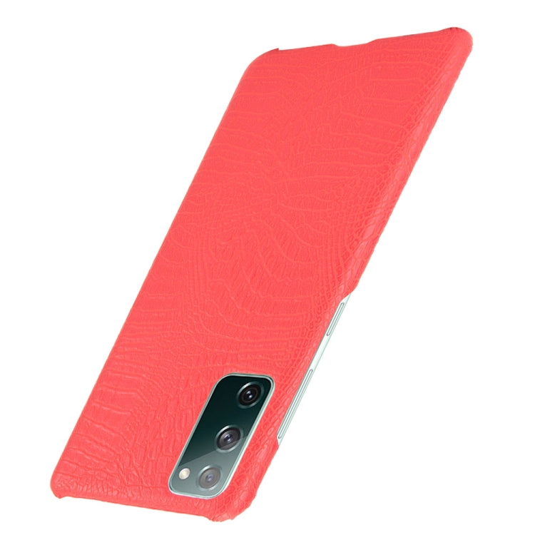 For Samsung Galaxy S20 FE Shockproof Crocodile Texture PC + PU Case(Red) - Galaxy S20 FE Cases by NILLKIN | Online Shopping South Africa | PMC TechLife