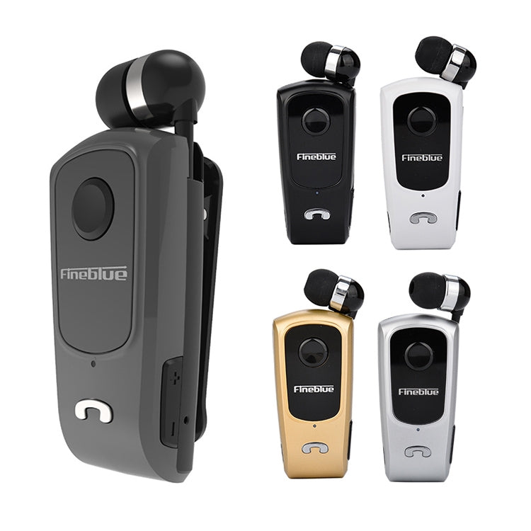 Fineblue F920 CSR4.1 Retractable Cable Caller Vibration Reminder Anti-theft Bluetooth Headset - Bluetooth Earphone by Fineblue | Online Shopping South Africa | PMC TechLife | Buy Now Pay Later Mobicred