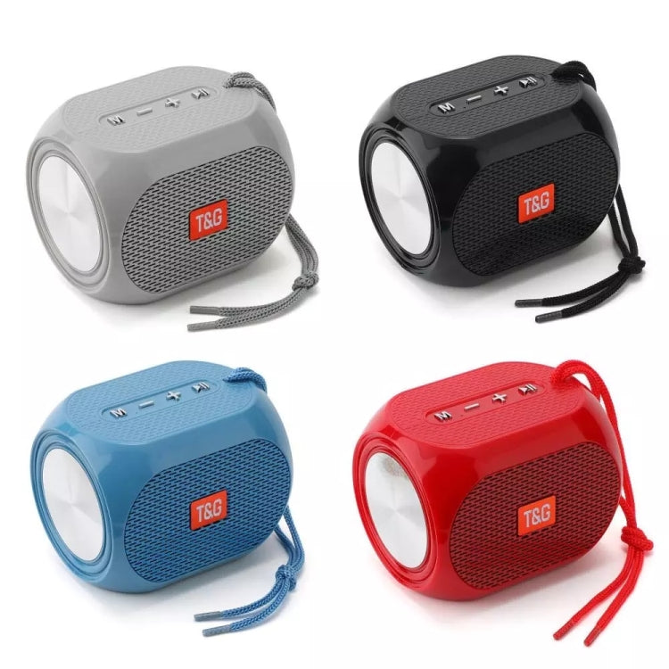 T&G TG196 TWS Subwoofer Bluetooth Speaker With Braided Cord, Support USB/AUX/TF Card/FM(Gray) - Mini Speaker by T&G | Online Shopping South Africa | PMC Jewellery