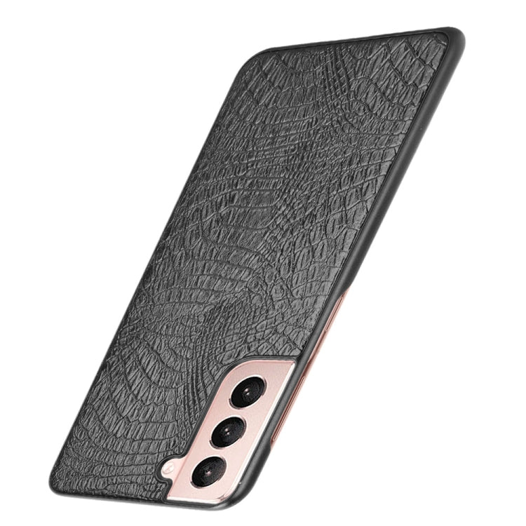 For Samsung Galaxy S21+ 5G / S21 Plus 5G Shockproof Crocodile Texture PC + PU Case(Black) - free shipping - PMC TechLife - Order now!