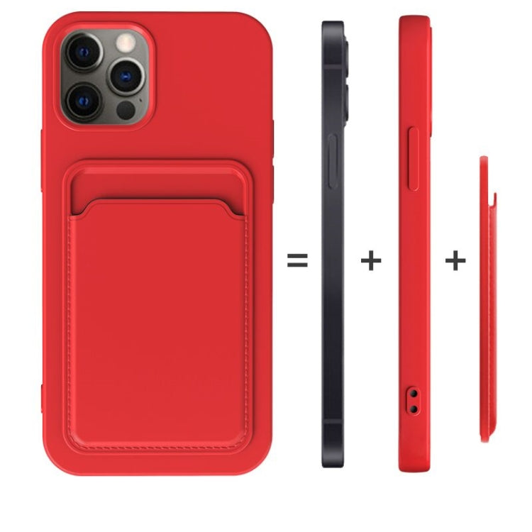 For iPhone 11 TPU + Flannel Lining Shockproof  Case with Card Slots (Green) - iPhone 11 Cases by PMC TechLife | Online Shopping South Africa | PMC TechLife | Buy Now Pay Later Mobicred