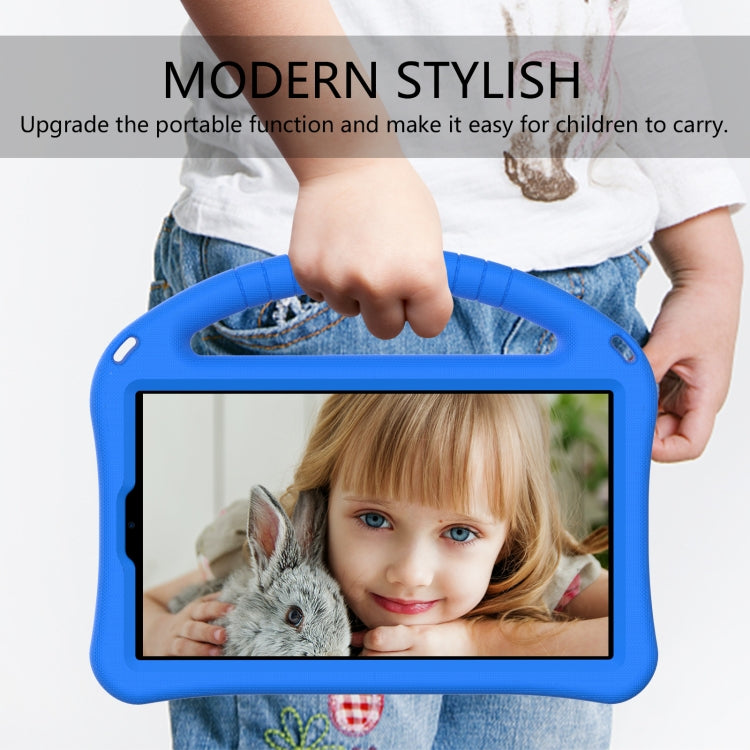 For Samsung Galaxy Tab A7 Lite 8.7(2021) T225 EVA Flat Anti Falling Protective Case Shell with Holder(Blue) - free shipping - PMC TechLife - Order now!