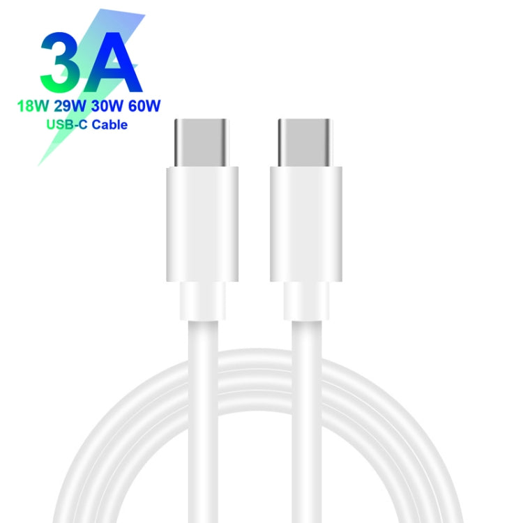 P21 PD 20W USB-C / Type-C + QC3.0 18W USB Fast Car Charger with USB-C / Type-C to USB-C / Type-C Data Cable Set(White) - Car Charger by PMC TechLife | Online Shopping South Africa | PMC TechLife