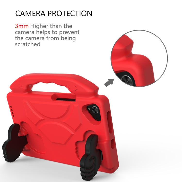 For Samsung Galaxy Tab A7 Lite T220 / T225 Thumb Bracket EVA Shockproof Tablet Case(Red) - free shipping - PMC TechLife - Order now!