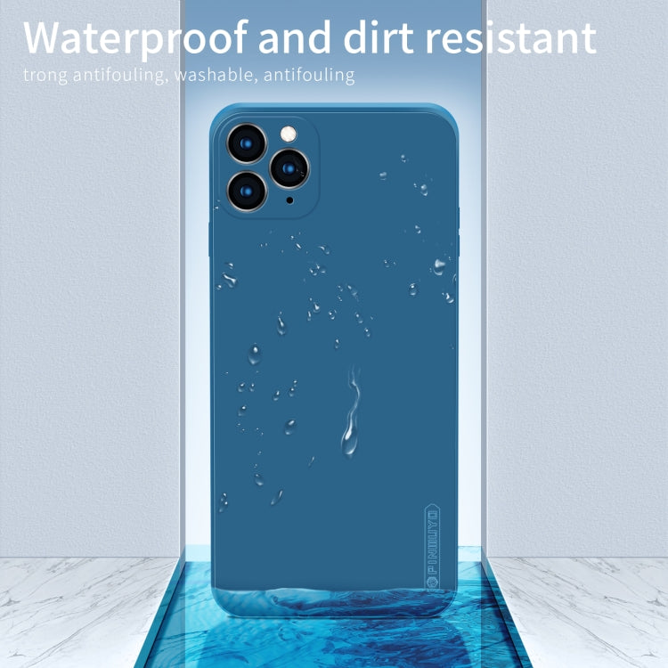 For iPhone 11 Pro PINWUYO Sense Series Liquid Silicone TPU Mobile Phone Case(Blue) - free shipping - PMC TechLife - Order now!