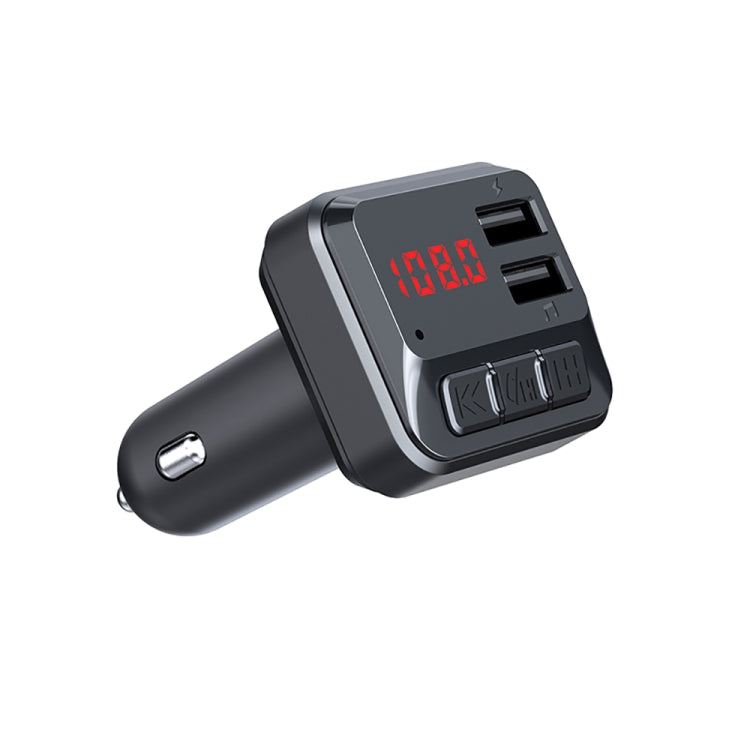C6 MP3 Modulator Hands-free Wireless Audio Receiver 3.1A Dual USB Fast Charger FM Transmitter Car Kit - Cigar Socket by PMC Jewellery | Online Shopping South Africa | PMC Jewellery
