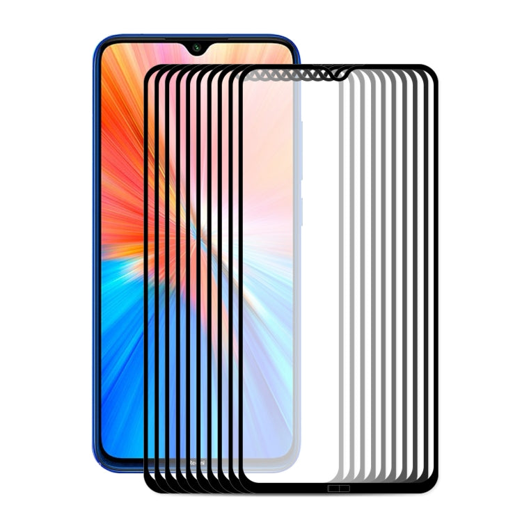 For Xiaomi Redmi Note 8 2021 10 PCS ENKAY Hat-Prince Full Glue 0.26mm 9H 2.5D Tempered Glass Screen Protector Full Coverage Film - Xiaomi Cases by ENKAY | Online Shopping South Africa | PMC Jewellery