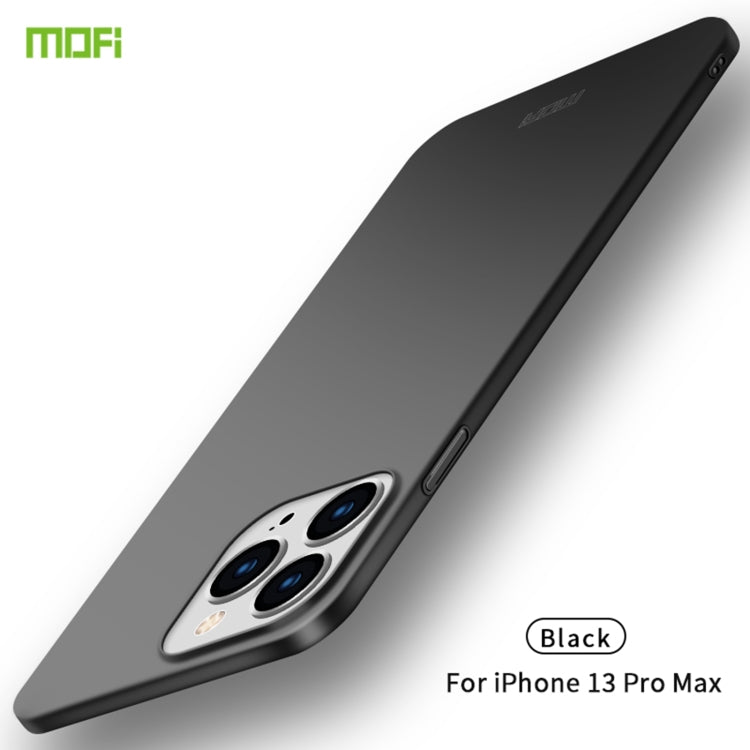 For iPhone 13 Pro Max  MOFI Frosted PC Ultra-thin Hard Case(Black) - iPhone 13 Pro Max Cases by MOFI | Online Shopping South Africa | PMC Jewellery | Buy Now Pay Later Mobicred