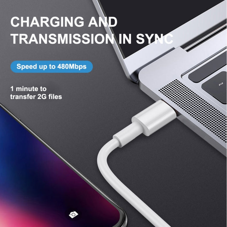 1.5m PD20W USB-C / Type-C to 8 Pin PD Fast Charging Sync Data Cable for iPhone 13 / 12 Series - Normal Style Cable by PMC TechLife | Online Shopping South Africa | PMC TechLife
