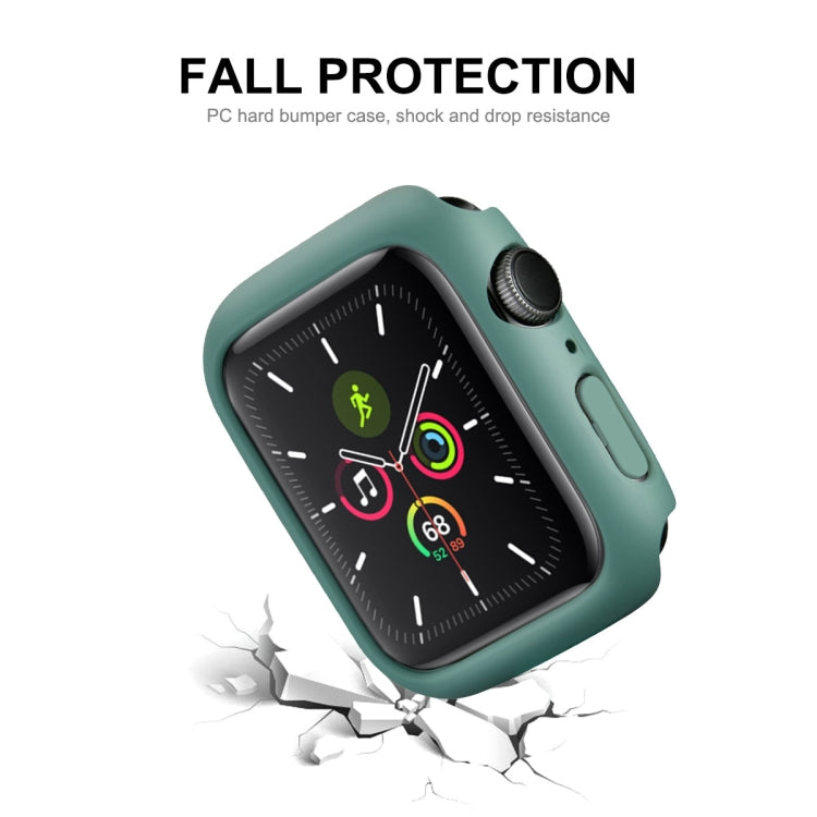 ENKAY Hat-Prince PC Frame + Full Coverage PMMA HD Screen Protector Film For Apple Watch Series 8 / 7 45mm(Dark Blue) - free shipping - PMC TechLife - Order now!