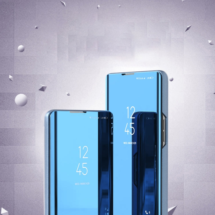 For Xiaomi Mi 11T / 11T Pro Plated Mirror Horizontal Flip Leather Case with Holder(Purple Blue) - free shipping - PMC TechLife - Order now!
