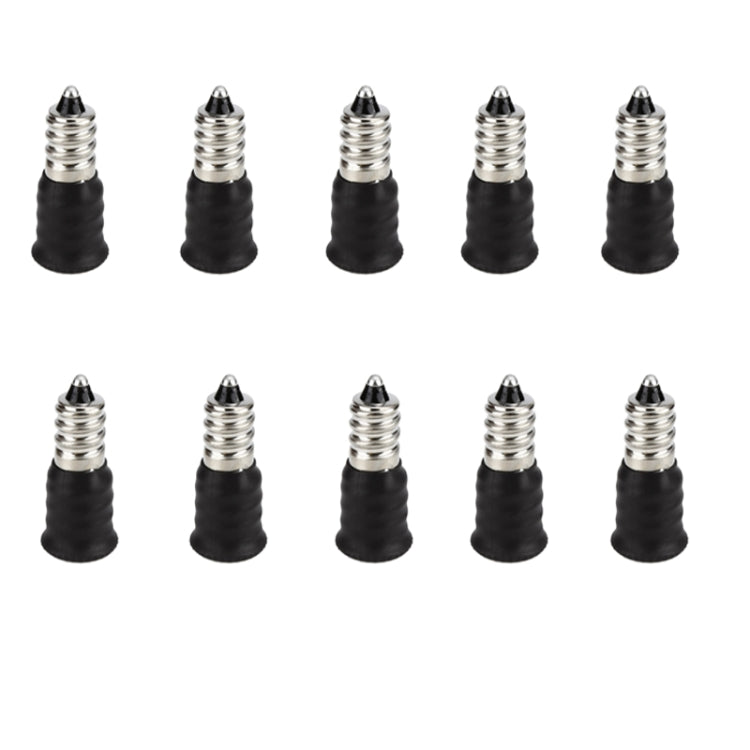 10 PCS E12 To E14 Socket Changer LED Light Lamp Adapter White(10 piece) - Lamp Holders & Bases by PMC Jewellery | Online Shopping South Africa | PMC Jewellery | Buy Now Pay Later Mobicred