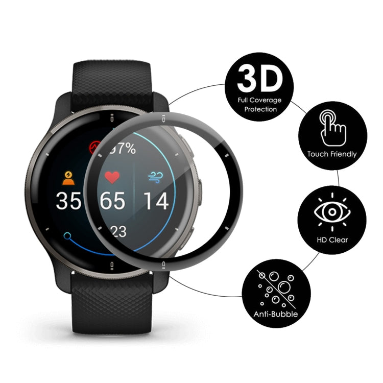 2 PCS Compatible with Garmin Venu 2 Plus ENKAY Hat-Prince 3D Full Coverage Soft PC Edge + PMMA HD Protector Film - Screen Protector by ENKAY | Online Shopping South Africa | PMC TechLife | Buy Now Pay Later Mobicred