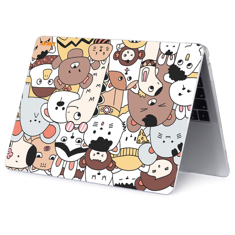 ENKAY Animal Series Pattern Laotop Protective Crystal Case For MacBook Pro 13.3 inch A2251 / A2289 / A2338 2020(Animals No.1) - MacBook Pro Cases by ENKAY | Online Shopping South Africa | PMC Jewellery