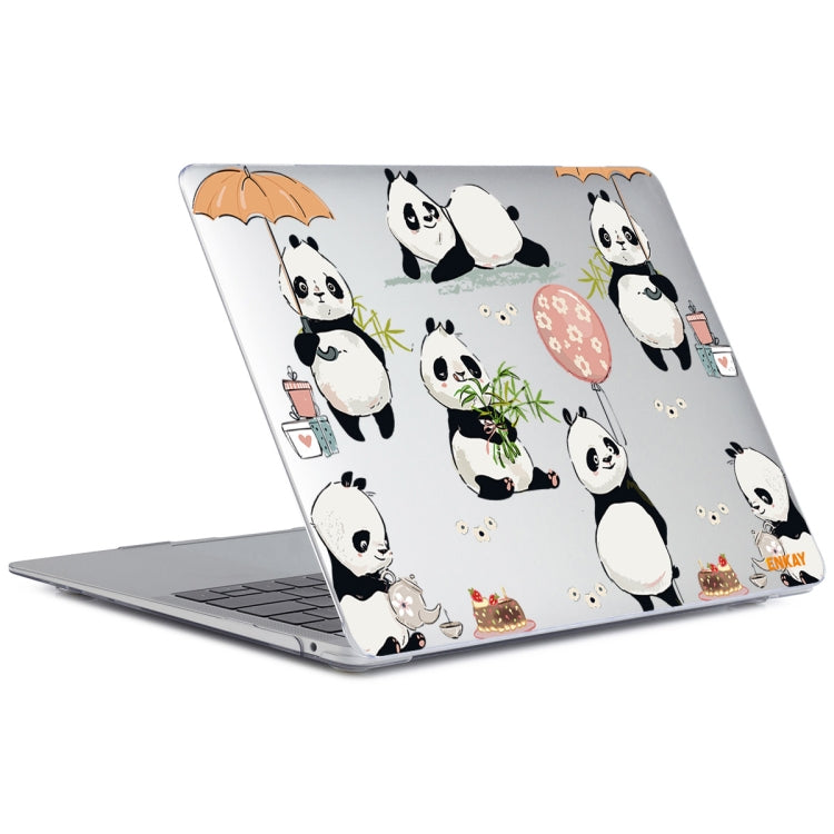 ENKAY Animal Series Pattern Laotop Protective Crystal Case For MacBook Pro 13.3 inch A2251 / A2289 / A2338 2020(Panda) - MacBook Pro Cases by ENKAY | Online Shopping South Africa | PMC Jewellery