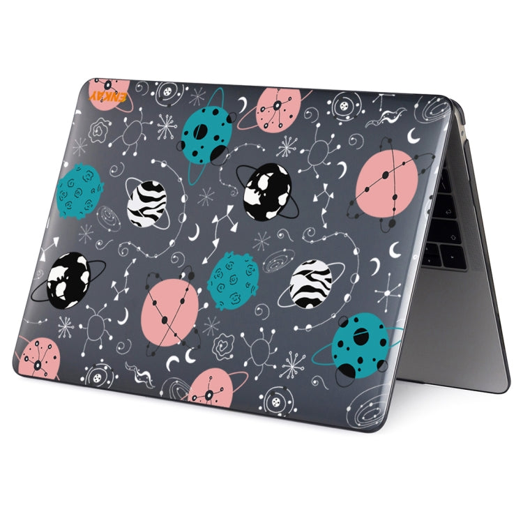 ENKAY Star Series Pattern Laotop Protective Crystal Case For MacBook Pro 13.3 inch A2251 / A2289 / A2338 2020(Geometric Planet) - MacBook Pro Cases by ENKAY | Online Shopping South Africa | PMC Jewellery