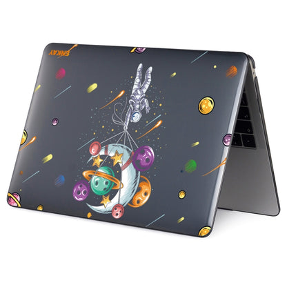 ENKAY Star Series Pattern Laotop Protective Crystal Case For MacBook Pro 14.2 inch A2442 (2021)(Balloon Astronaut) - MacBook Pro Cases by ENKAY | Online Shopping South Africa | PMC Jewellery