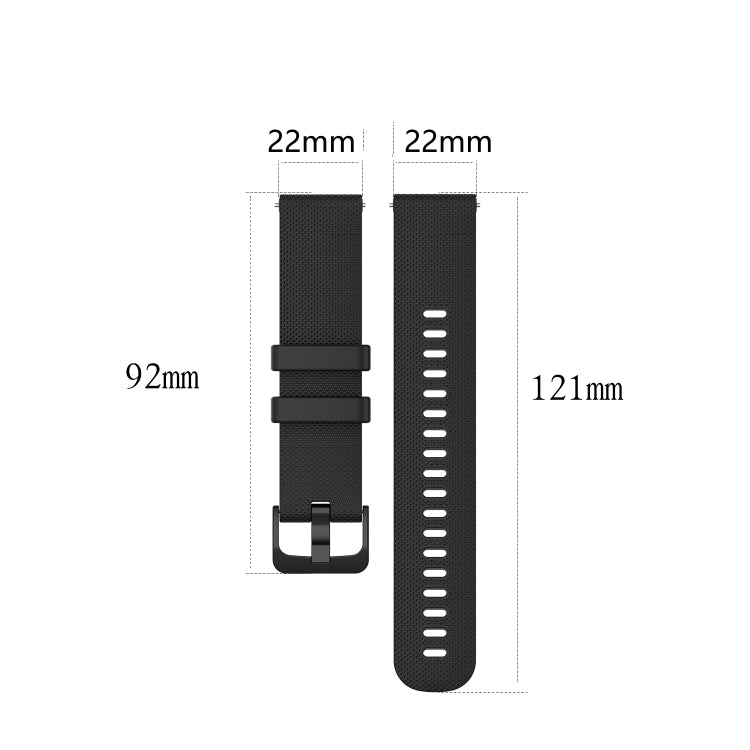 For Xiaomi Watch Color 22mm Checkered Silicone Watch Band(Water Duck) - Watch Bands by PMC Jewellery | Online Shopping South Africa | PMC Jewellery | Buy Now Pay Later Mobicred