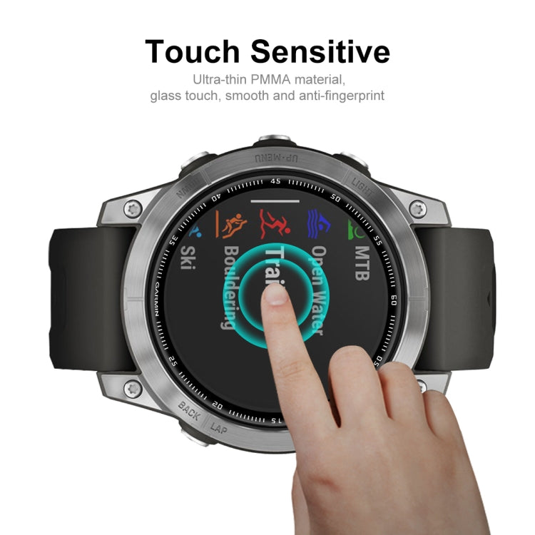 2 PCS ENKAY 3D Full Coverage Soft PC Edge + PMMA HD Screen Protector Film Compatible with Garmin Fenix 7S - Screen Protector by ENKAY | Online Shopping South Africa | PMC TechLife | Buy Now Pay Later Mobicred
