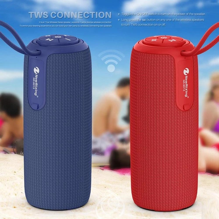 NewRixing NR8013 10W TWS Portable Wireless Stereo Speaker Support TF Card / FM(Red) - Desktop Speaker by New Rixing | Online Shopping South Africa | PMC Jewellery