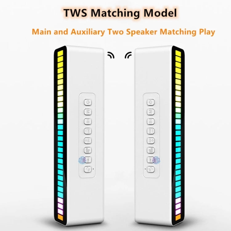 Duosi M8 LED Pickup Rhythm Ambient Light Multi-function TWS Bluetooth Speaker Bar(Black) - free shipping - PMC TechLife - Order now!