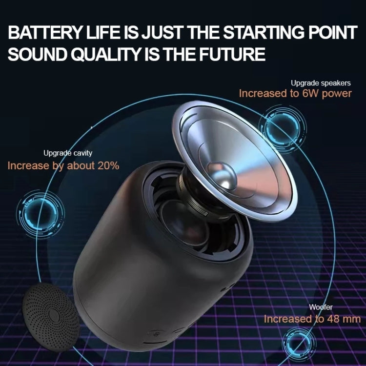 T&G TG288 TWS Portable LED Light Bluetooth Speaker(Black) - Desktop Speaker by T&G | Online Shopping South Africa | PMC Jewellery