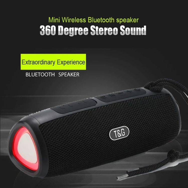 T&G TG344 Portable LED Light TWS Wireless Bluetooth Speaker(Gray) - Desktop Speaker by T&G | Online Shopping South Africa | PMC TechLife | Buy Now Pay Later Mobicred
