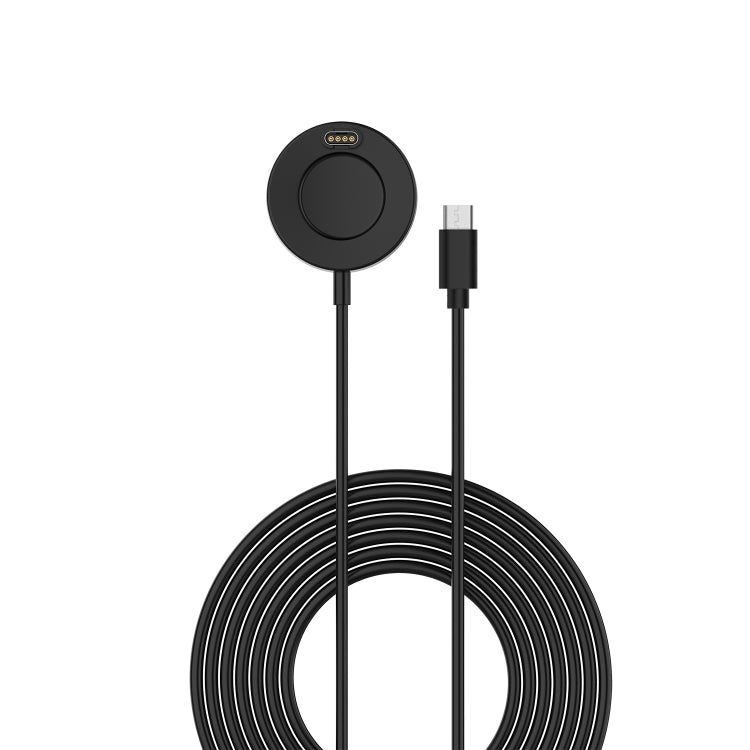 Compatible with Garmin Venu 2 Type-C / USB-C Interface Watch Charger With Data Function(Black) - Charger by PMC TechLife | Online Shopping South Africa | PMC TechLife | Buy Now Pay Later Mobicred