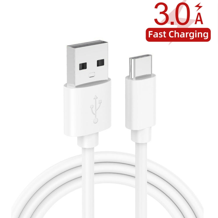 TE-P22 38W PD USB-C / Type-C + QC3. 0 USB Car Charger with 1m USB to USB-C / Type-C Data Cable(White) - Car Charger by PMC TechLife | Online Shopping South Africa | PMC TechLife