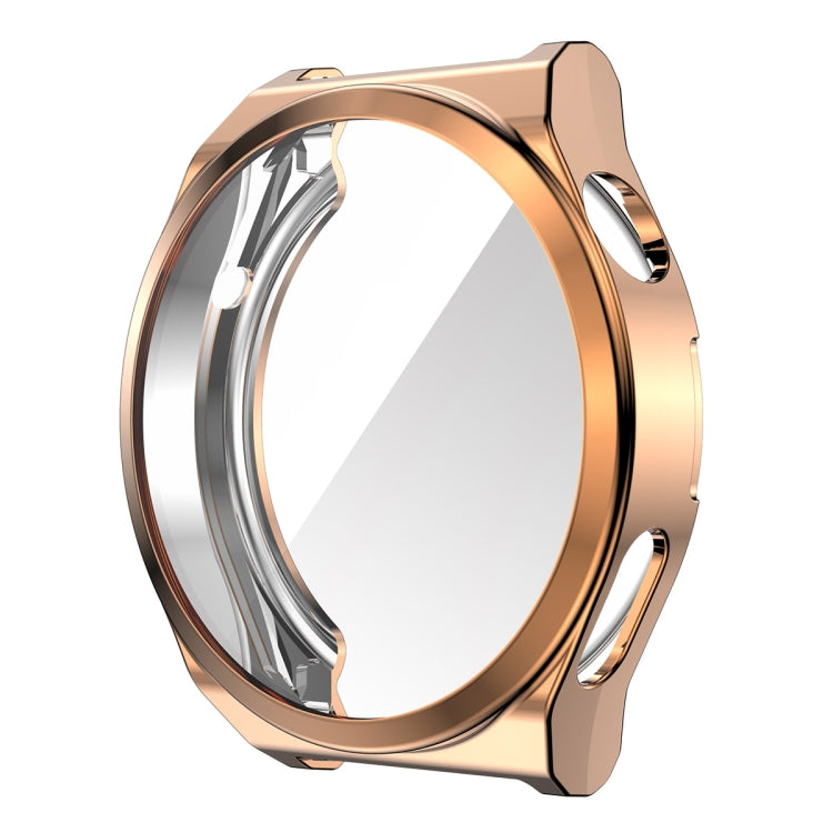 For Huawei Watch GT 3 Pro 46mm ENKAY Full Coverage Electroplated Soft TPU Case with Screen Protection(Rose Gold) - free shipping - PMC TechLife - Order now!