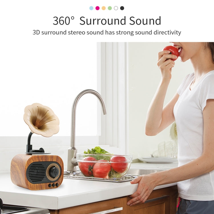 B5 Retro Phonograph Design Portable Wireless Stereo Speaker - Desktop Speaker by PMC TechLife | Online Shopping South Africa | PMC TechLife