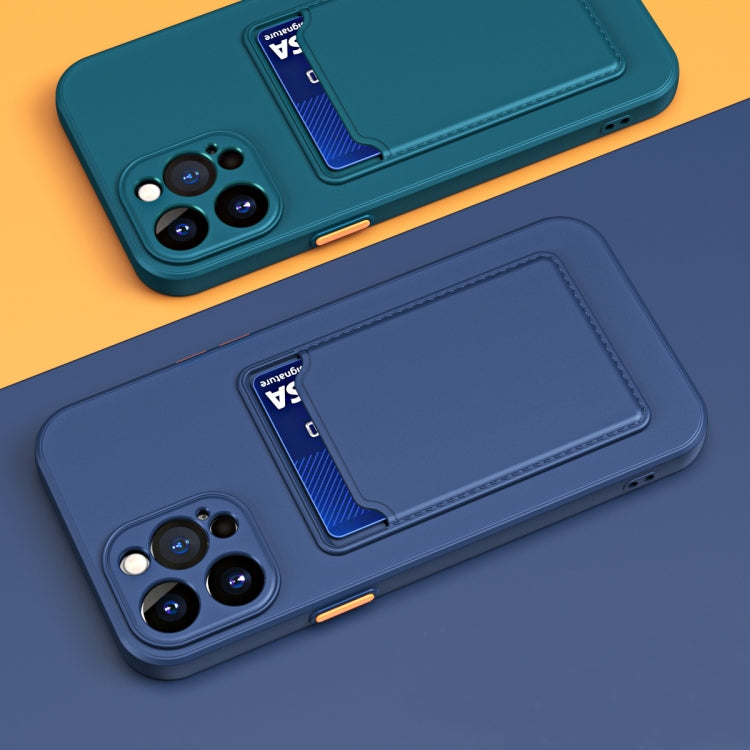 For iPhone 14 Pro Max Skin Feel Card Color Button TPU Case (Black) - iPhone 14 Pro Max Cases by PMC TechLife | Online Shopping South Africa | PMC TechLife