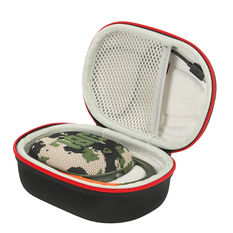For JBL Clip4 Bluetooth Speaker EVA Shockpproof Storage Box Case(Black Grey) - Protective Case by PMC TechLife | Online Shopping South Africa | PMC TechLife