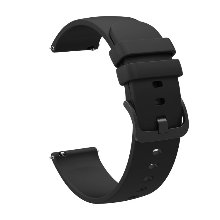 For Huawei GT2 Pro 22mm Solid Color Soft Silicone Watch Band(Black) - Watch Bands by PMC Jewellery | Online Shopping South Africa | PMC Jewellery | Buy Now Pay Later Mobicred