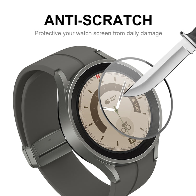 2 PCS For Samsung Galaxy Watch5 Pro 45mm ENKAY 3D Full Coverage HD Screen Protector Film - Screen Protector by ENKAY | Online Shopping South Africa | PMC TechLife | Buy Now Pay Later Mobicred