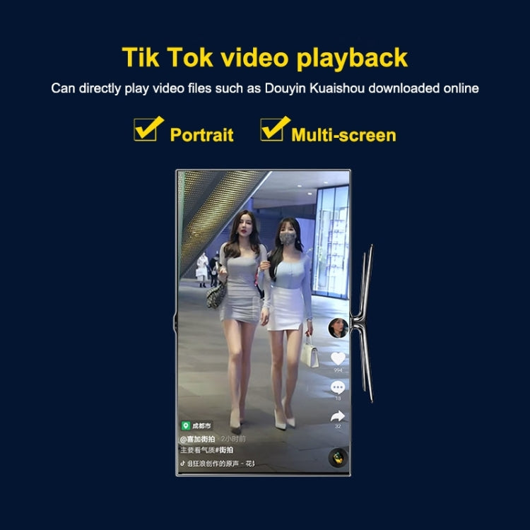 X16 4K Media Player Horizontal And Vertical Screen Video Advertising AD Player, Auto Looping Playback(UK Plug) - free shipping - PMC TechLife - Order now!