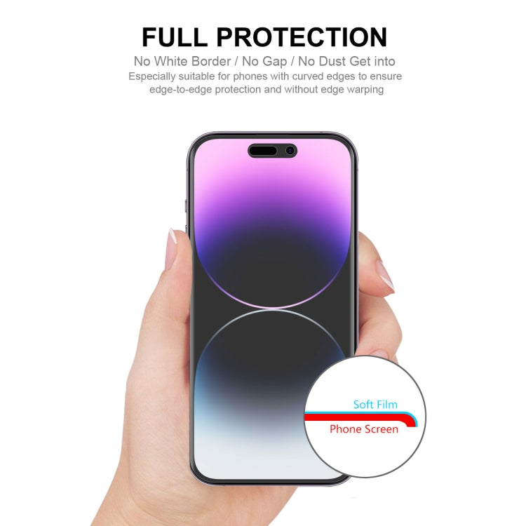 5 PCS ENKAY Full Glue Explosion-proof Hydrogel Film For iPhone 14 Pro - Front Protector by ENKAY | Online Shopping South Africa | PMC TechLife | Buy Now Pay Later Mobicred