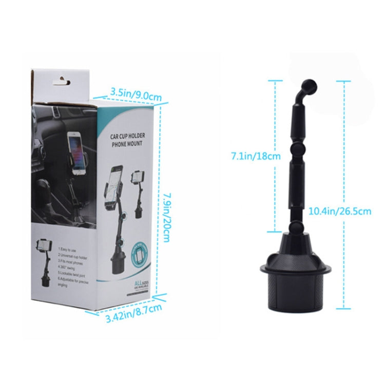 X033 360 Degree Car Phone Mount Adjustable Gooseneck Cup Holder - Car Drink Holders by PMC TechLife | Online Shopping South Africa | PMC TechLife