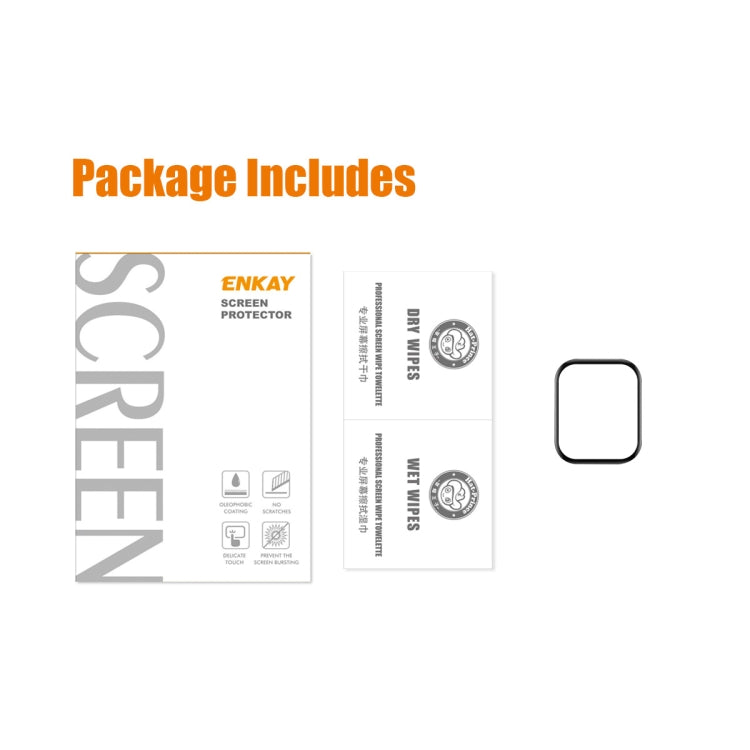 1pcs For Amazfit GTS 4 ENKAY 3D Full Coverage Soft PC Edge + PMMA HD Screen Protector Film - free shipping - PMC TechLife - Order now!