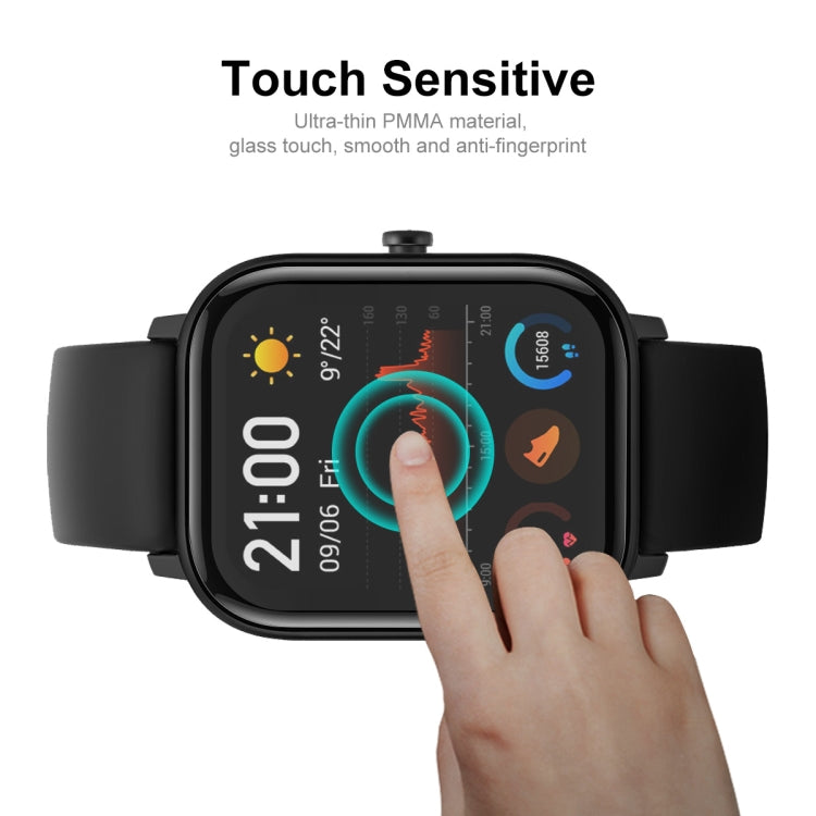 5pcs For Amazfit GTS 4 ENKAY 3D Full Coverage Soft PC Edge + PMMA HD Screen Protector Film - Screen Protector by ENKAY | Online Shopping South Africa | PMC TechLife | Buy Now Pay Later Mobicred