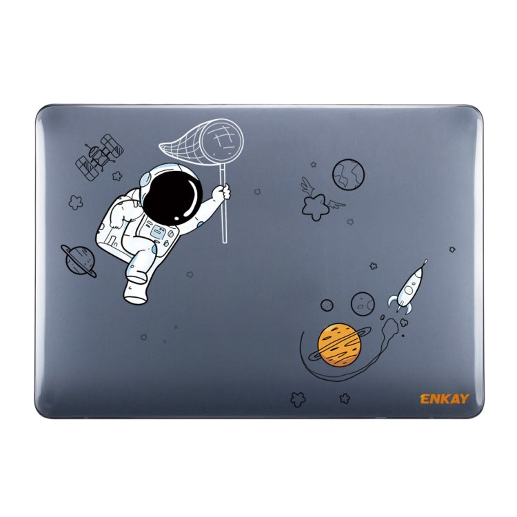 For MacBook Air 13.3 2018 A1932 ENKAY Hat-Prince 3 in 1 Spaceman Pattern Laotop Protective Crystal Case with TPU Keyboard Film / Anti-dust Plugs, Version:US(Spaceman No.2) - MacBook Air Cases by ENKAY | Online Shopping South Africa | PMC Jewellery