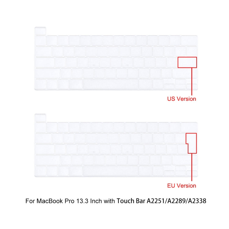 For MacBook Pro 13.3 A2251/A2289/A2338 ENKAY Hat-Prince 3 in 1 Spaceman Pattern Laotop Protective Crystal Case with TPU Keyboard Film / Anti-dust Plugs, Version:US(Spaceman No.2) - MacBook Pro Cases by ENKAY | Online Shopping South Africa | PMC Jewellery