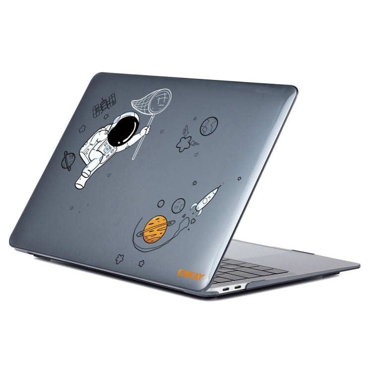 For MacBook Pro 13.3 A2251/A2289/A2338 ENKAY Hat-Prince 3 in 1 Spaceman Pattern Laotop Protective Crystal Case with TPU Keyboard Film / Anti-dust Plugs, Version:EU(Spaceman No.2) - free shipping - PMC TechLife - Order now!