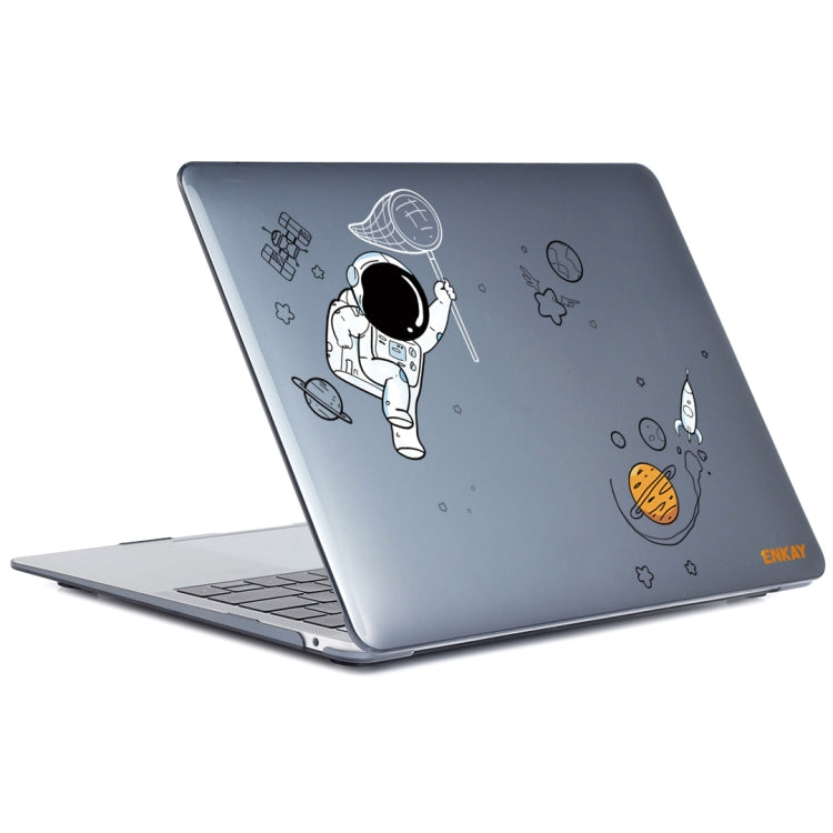 For MacBook Pro 13.3 A2251/A2289/A2338 ENKAY Hat-Prince 3 in 1 Spaceman Pattern Laotop Protective Crystal Case with TPU Keyboard Film / Anti-dust Plugs, Version:EU(Spaceman No.2) - free shipping - PMC TechLife - Order now!