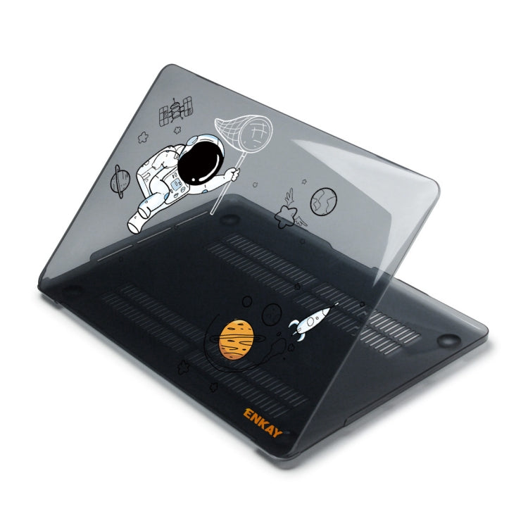 For MacBook Pro 13.3 A2251/A2289/A2338 ENKAY Hat-Prince 3 in 1 Spaceman Pattern Laotop Protective Crystal Case with TPU Keyboard Film / Anti-dust Plugs, Version:EU(Spaceman No.2) - free shipping - PMC TechLife - Order now!