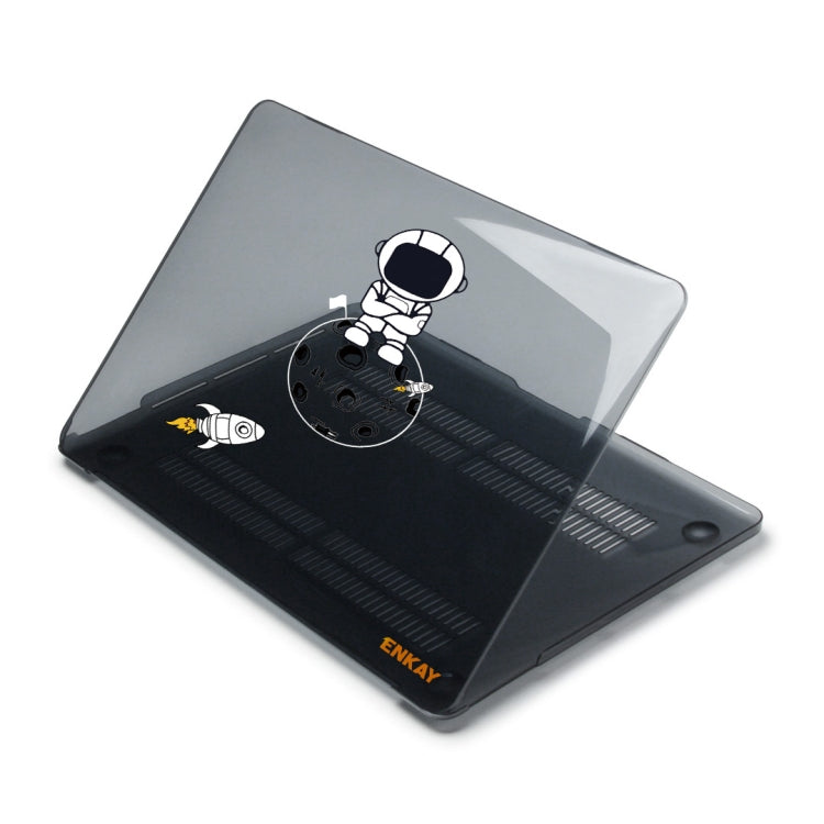For MacBook Pro 13.3 A2251/A2289/A2338 ENKAY Hat-Prince 3 in 1 Spaceman Pattern Laotop Protective Crystal Case with TPU Keyboard Film / Anti-dust Plugs, Version:EU(Spaceman No.4) - free shipping - PMC TechLife - Order now!
